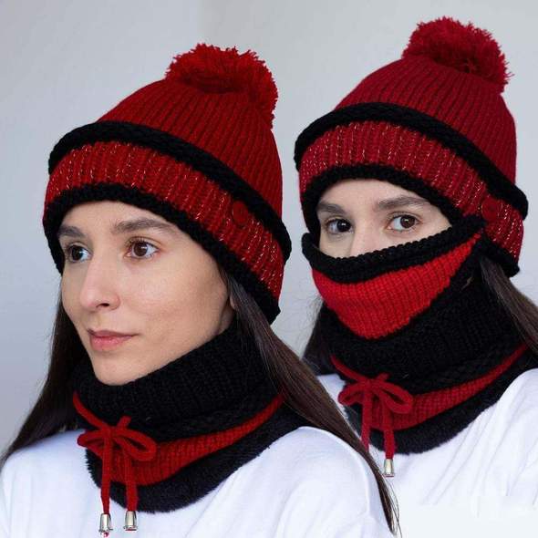 Winter Beanie - 3 in 1 Mütze - Oplara