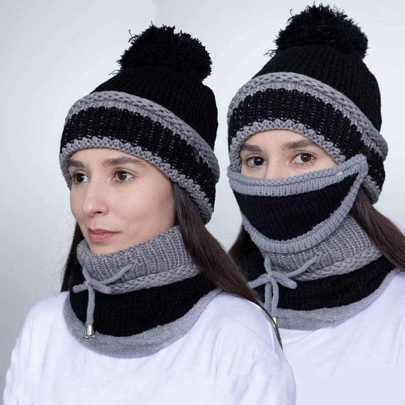 Winter Beanie - 3 in 1 Mütze - Oplara